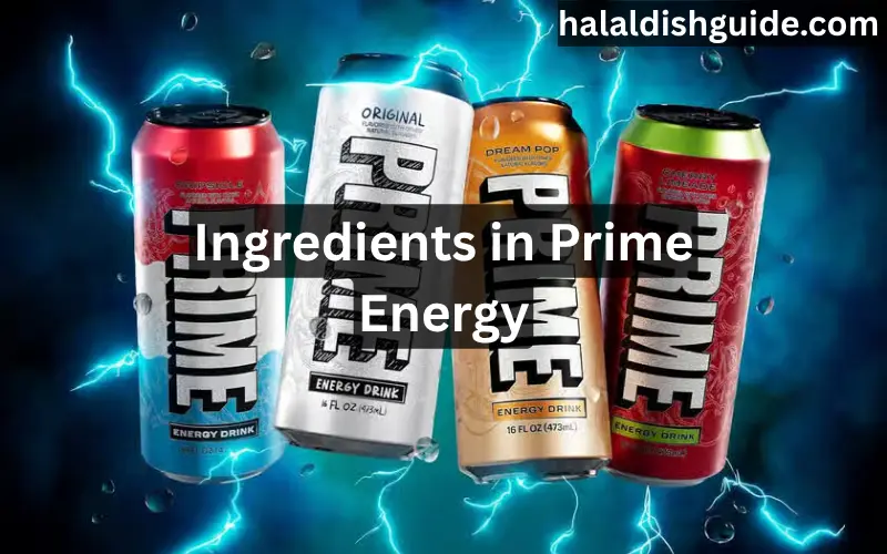 Ingredients in Prime Energy