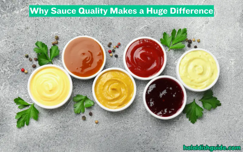 Why Sauce Quality Makes a Huge Difference